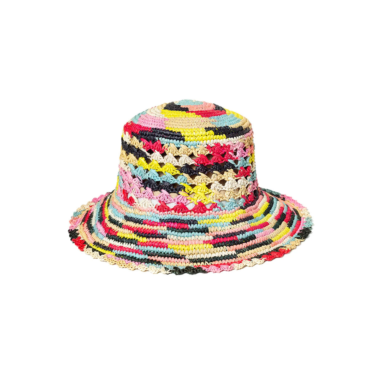 Greenpacha Hand Woven Bucket Hat Greenpacha Atenas Green Hat – Cedar & Hyde Mercantile main image 4