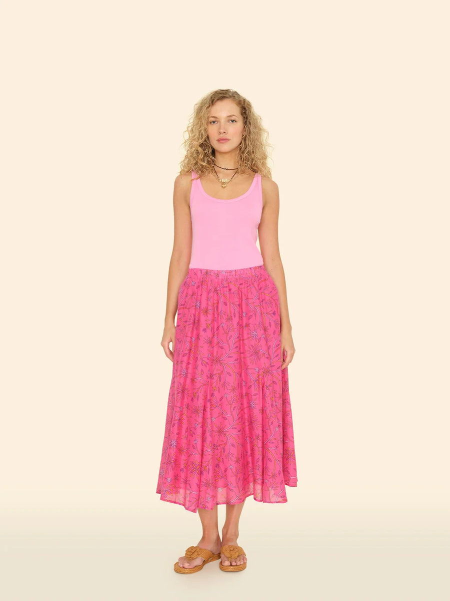 【Raucohouse】Rociane flare skirt Lock and Love LL WB1105 Womens Lightweight Fold Over Flared