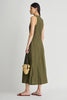 SCULPTED UMA SLEEVELESS MAXI DRESS