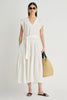 Textured Agathe Tier Maxi