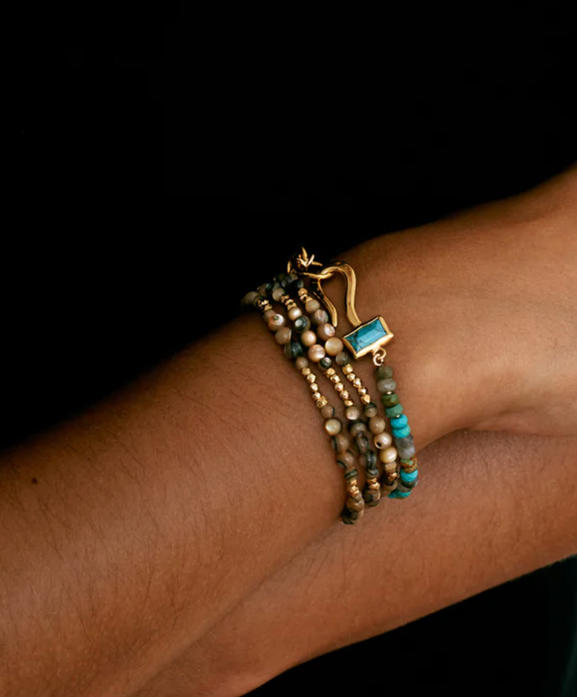 BG-6189 Chan Luu- Beaded Bracelet with Hook – Rococo