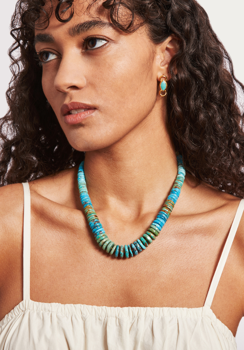 Chan Luu- Sky Turquoise Necklace- NG-14861 – Rococo