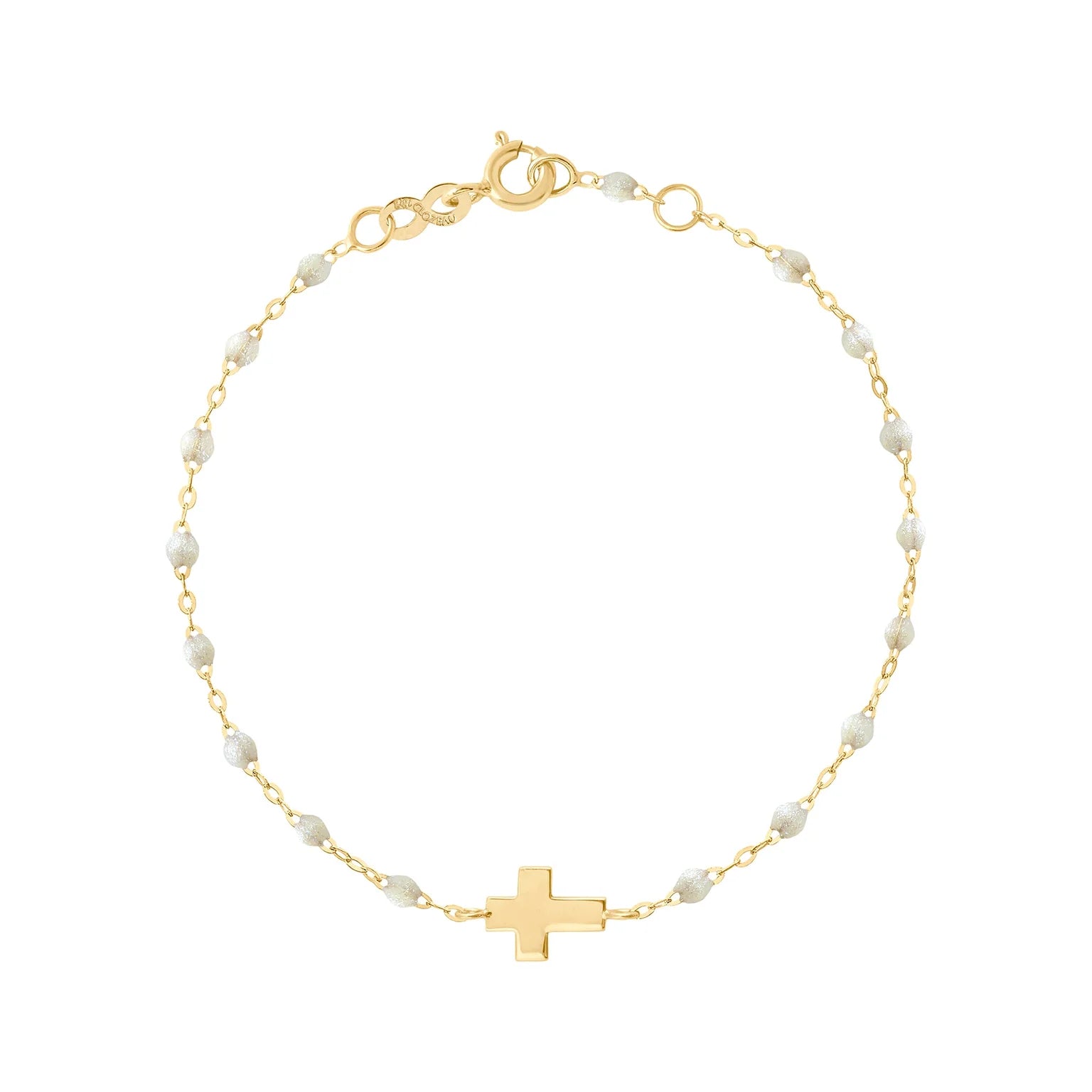 専用❗️GigiClozeau ジジクロゾウ K18YGビーズチェーン ネックレス HELIOS / Helios Square chain necklace - GIGI Jewelry
