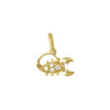 Classic Gigi Zodiac Pendant- 18K gold and diamonds